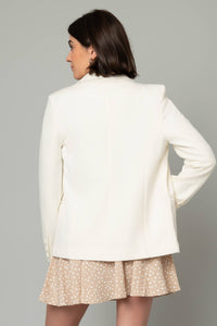 Cream Boyfriend Blazer
