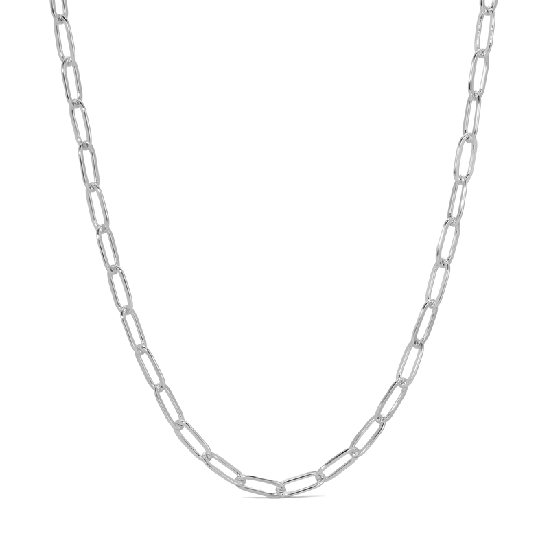 Silver PaperClip Chain (18-20 in)