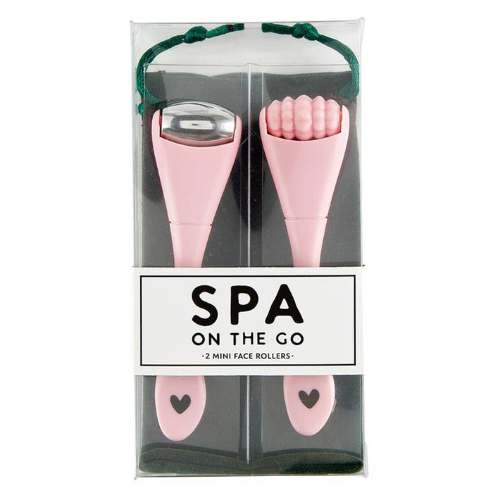Spa To-Go Set - Pink with Green Pouch