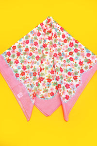 DITSY PRINT SILKY FEELING BANDANA SCARF