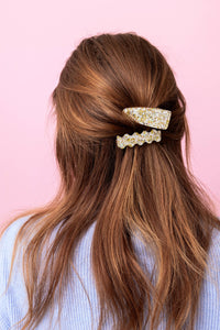 Pearl Confetti Hair Clip Set