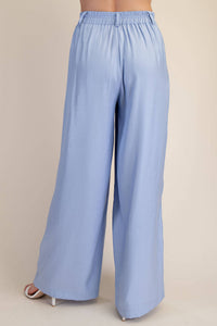 High Waist Tailored Wide Pants
