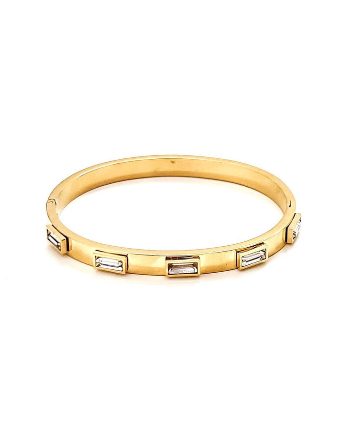 Belinda Gold Jewel Bangle Bracelet