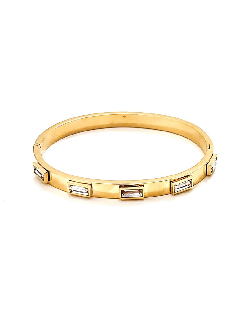 Belinda Gold Jewel Bangle Bracelet