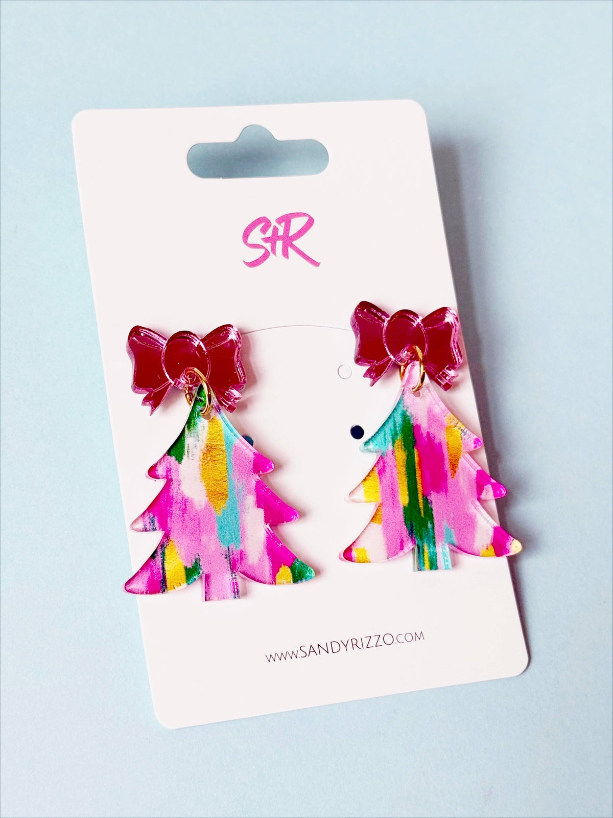Color Play Acrylic Christmas Tree Dangles