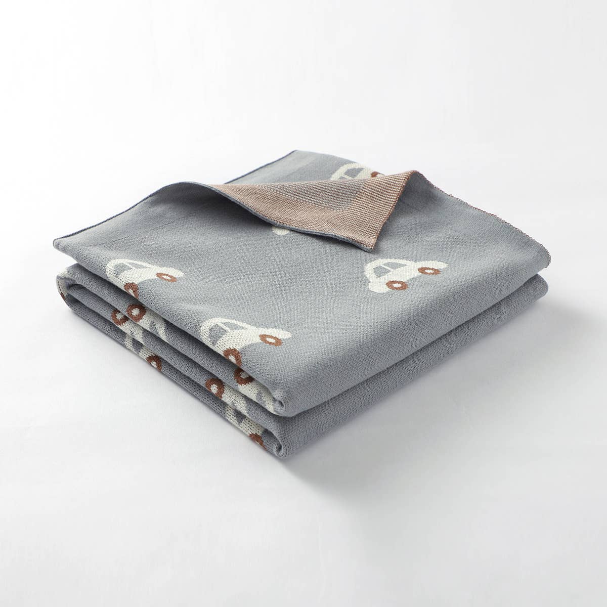 Baby Blue Cars Receiving Baby Blanket