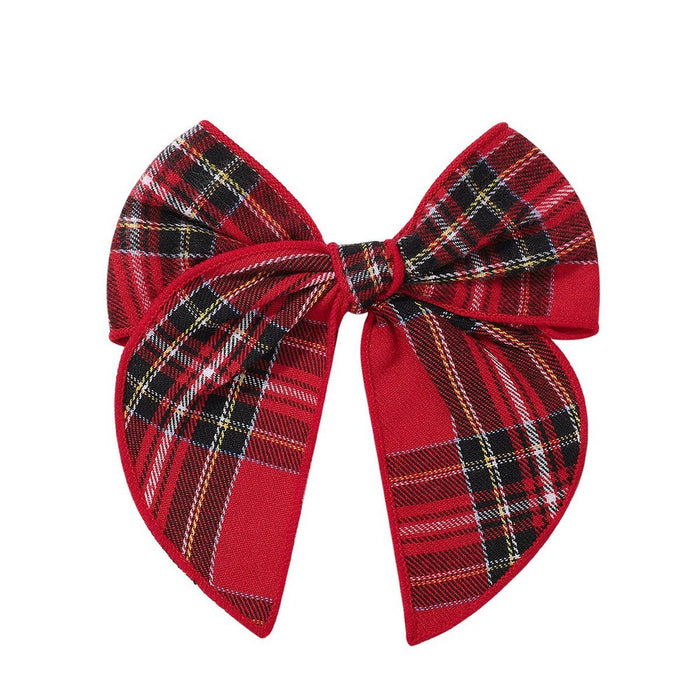 Holiday Plaid Bow