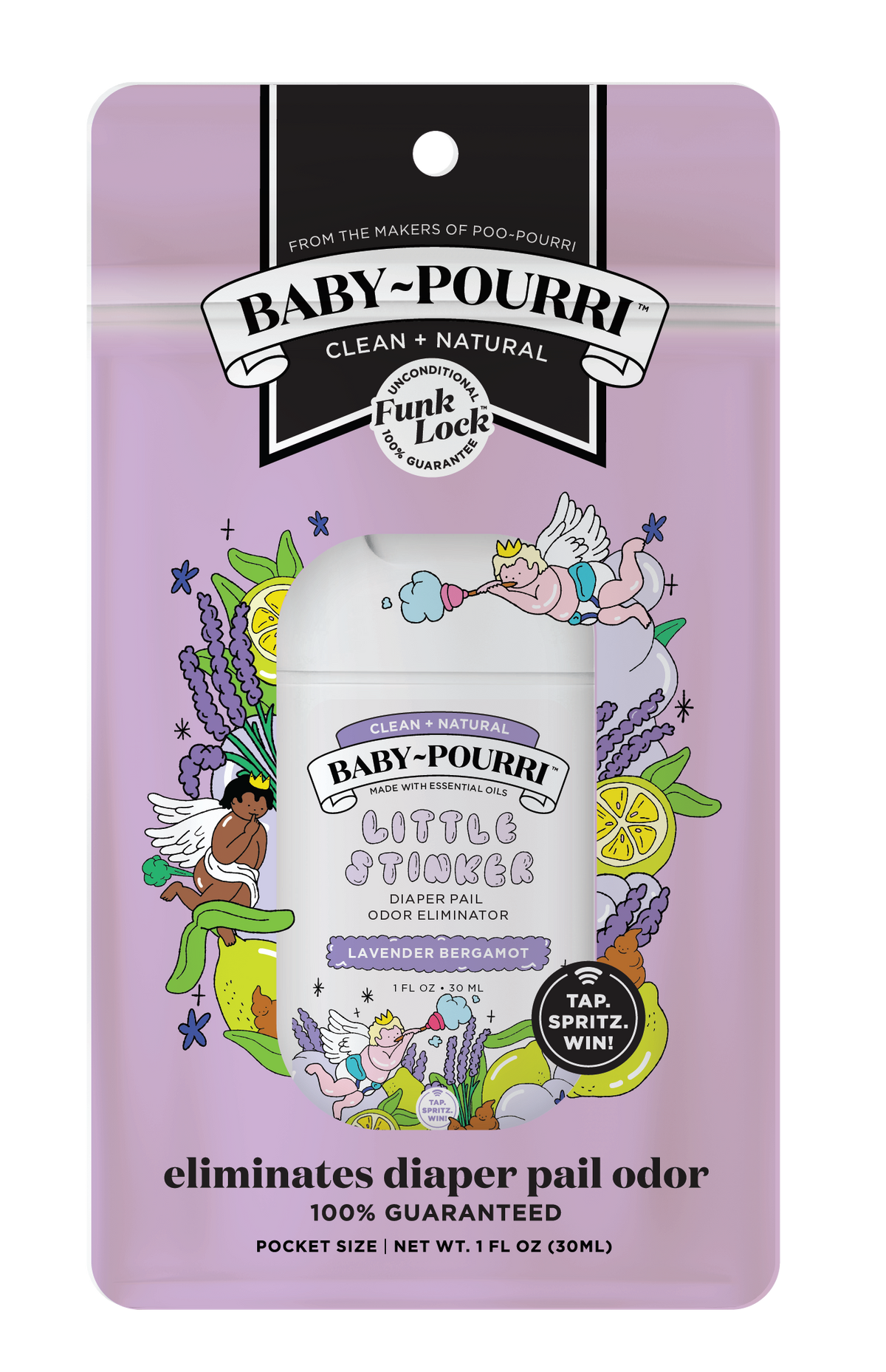 Baby~Pourri Little Stinker Diaper Pail Pocket Spray