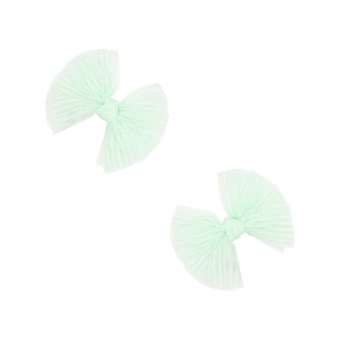 Baby Bling® 2-Pack Tulle Baby FAB® Hair Bow Clips