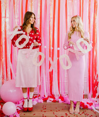 XOXO Glitter Banner Set