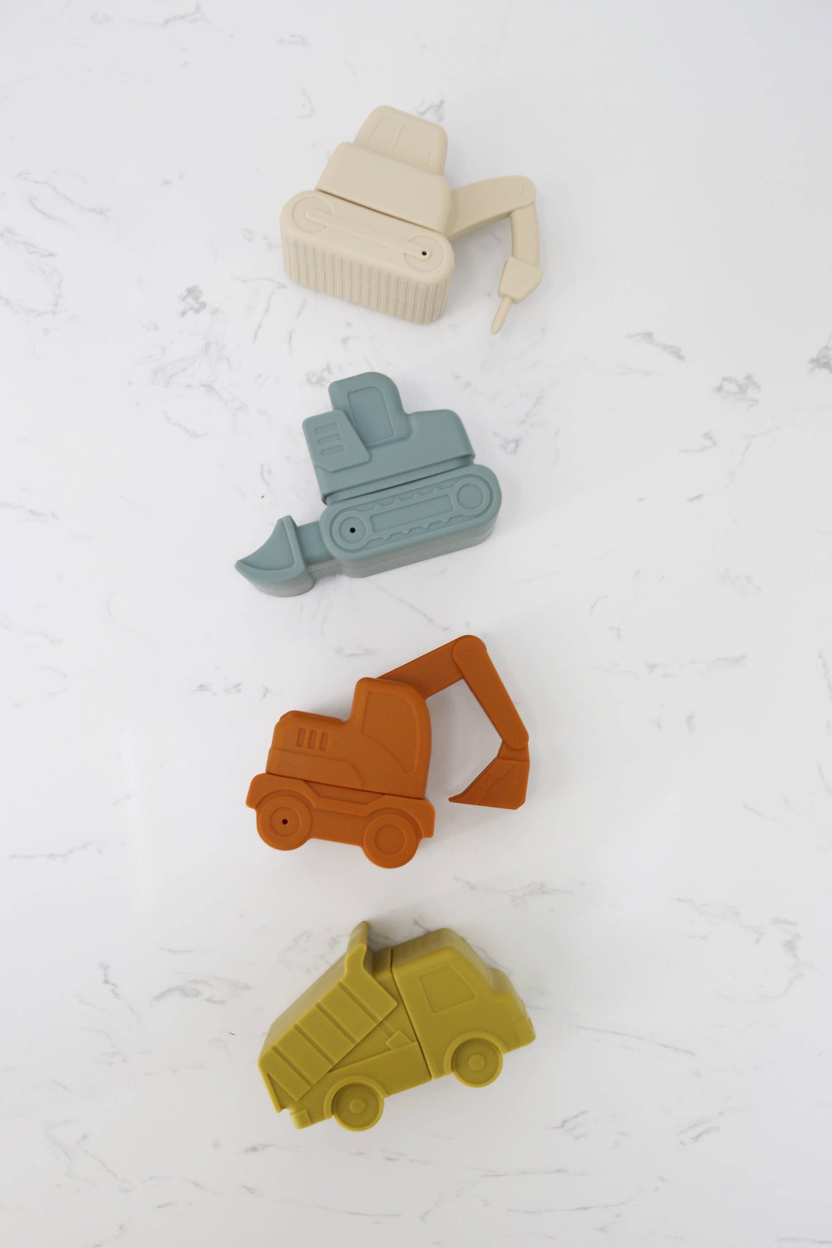 Construction Silicone Bath Toy Set 
