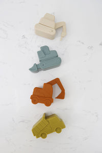 Construction Silicone Bath Toy Set 