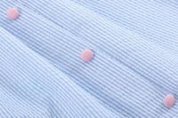 Blue Bunnies Seersucker Yoke Dress