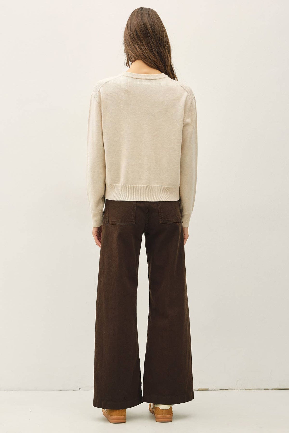 Oatmeal Crew Sweater