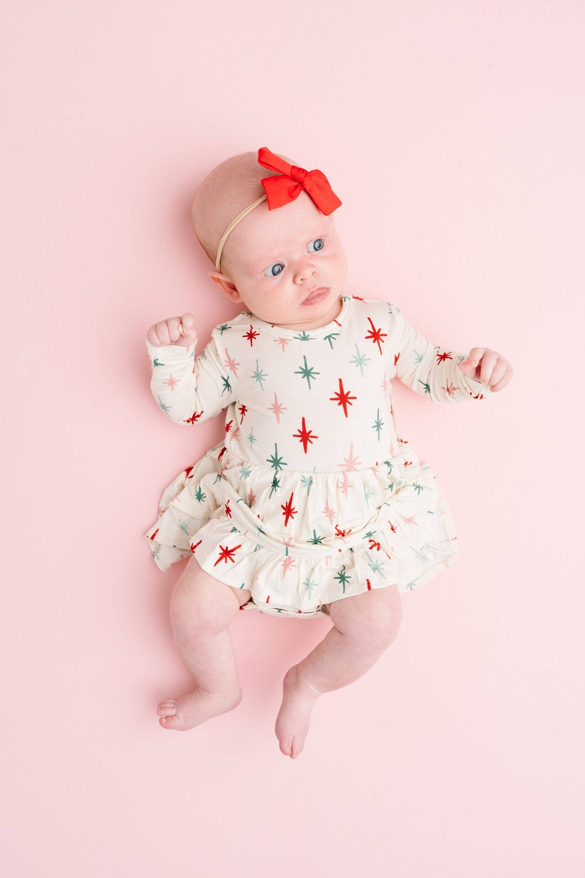 Holiday Twinkle Bodysuit Bamboo Dress