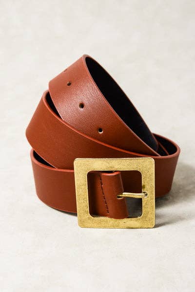Square Buckle Belt