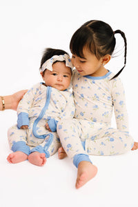 Blue Blooms Bamboo Sleeper