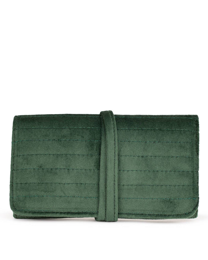 Green Jewelry Roll