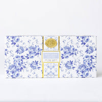 Blue Floral 3 Piece Assorted Candle Boxed Set