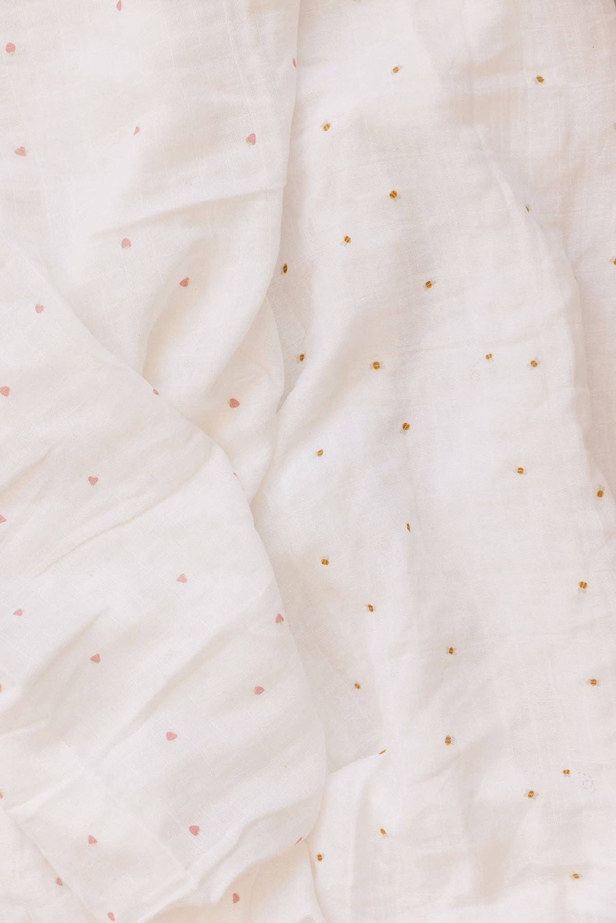 Strawberry Muslin Swaddle Blanket