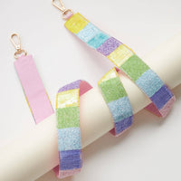 Multi-Colored Beaded Bag Strap