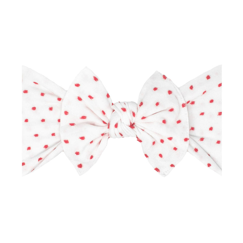 Baby Bling® Shabby Dot Knot soft nylon headband