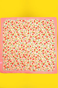 DITSY PRINT SILKY FEELING BANDANA SCARF