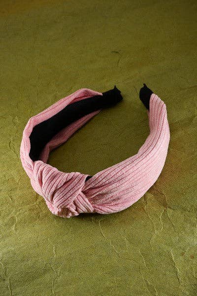 Knitted Corduroy Headband