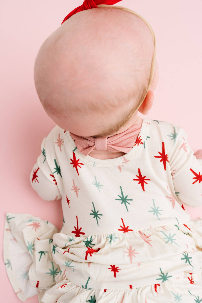 Holiday Twinkle Bodysuit Bamboo Dress