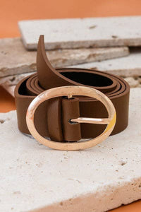 Oval Buckle Belt