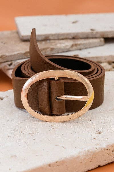 Oval Buckle Belt