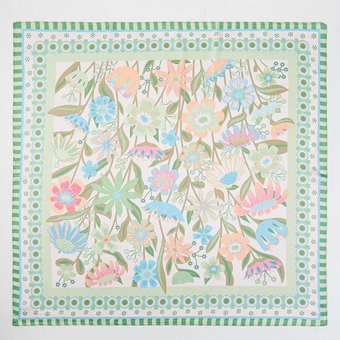 Retro Floral Print Bandana