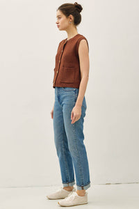 Brown Sweater Vest