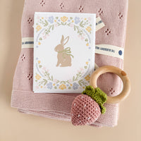 Strawberry Pink Crochet Rattle