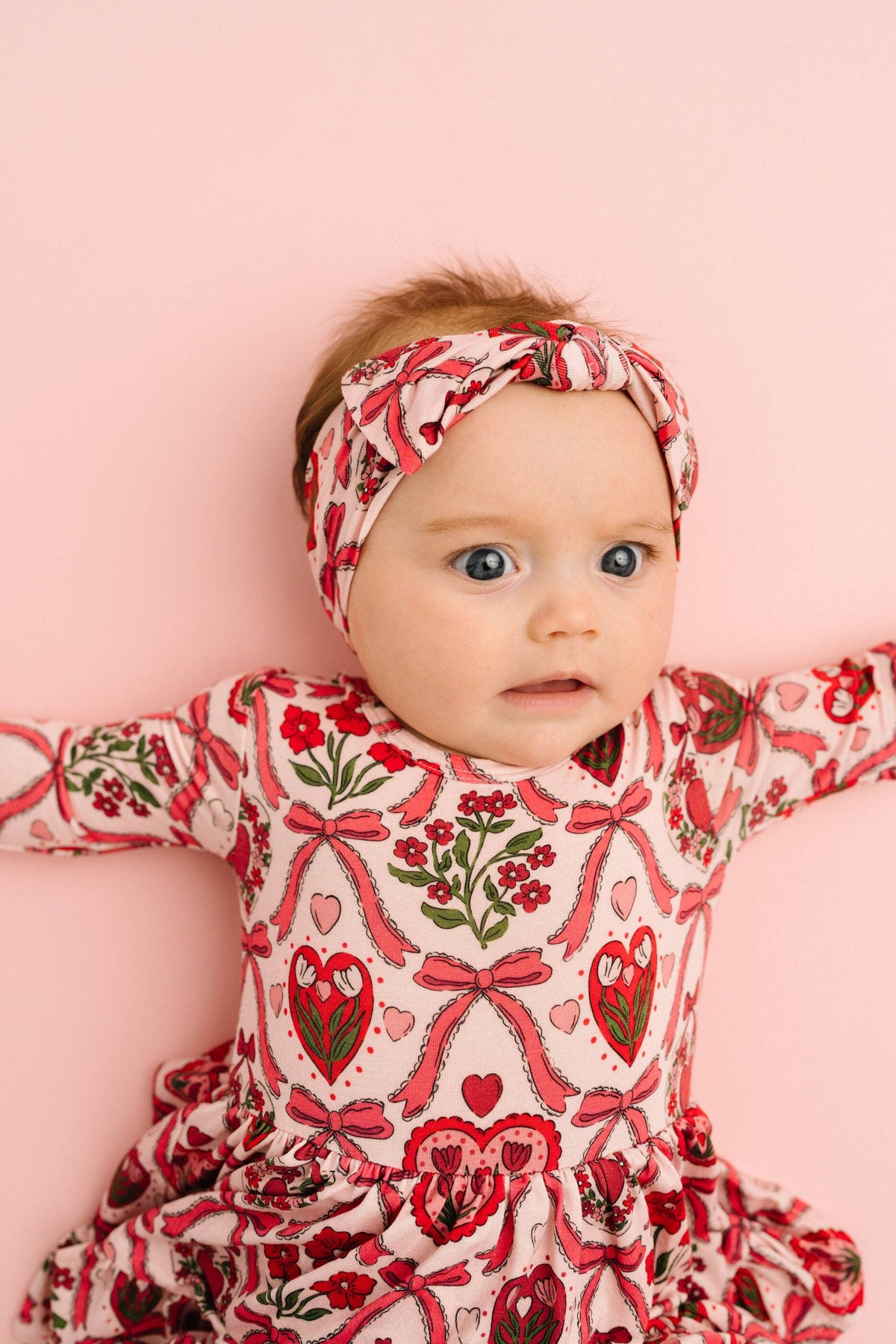 Sweetest Valentine Long Sleeve Bodysuit Bamboo Dress