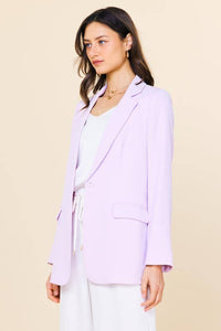 Lavender Long Sleeve Blazer