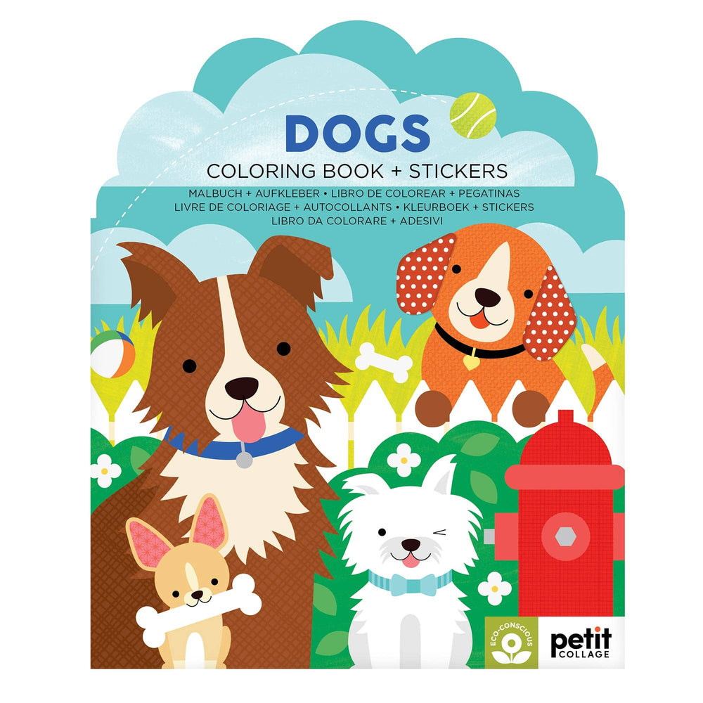 Coloring Book With Stickers: Dogs – Cargo Room & Precious Cargo
