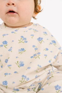 Blue Blooms Sweatsuit
