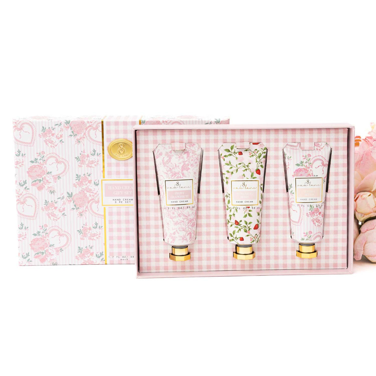Sweetheart Blooms 3pc Boxed Hand Cream Set