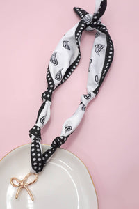 HANDMADE SCARF CHARM NECKLACE