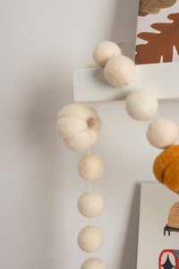 Pumpkin Halloween Felt Garland