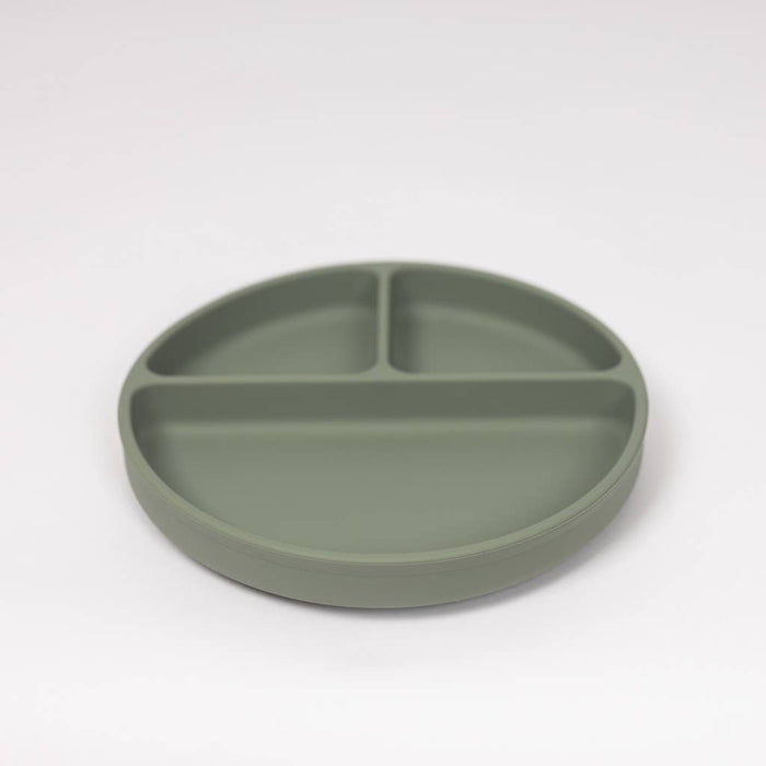 Sage Green Suction Divider Plate