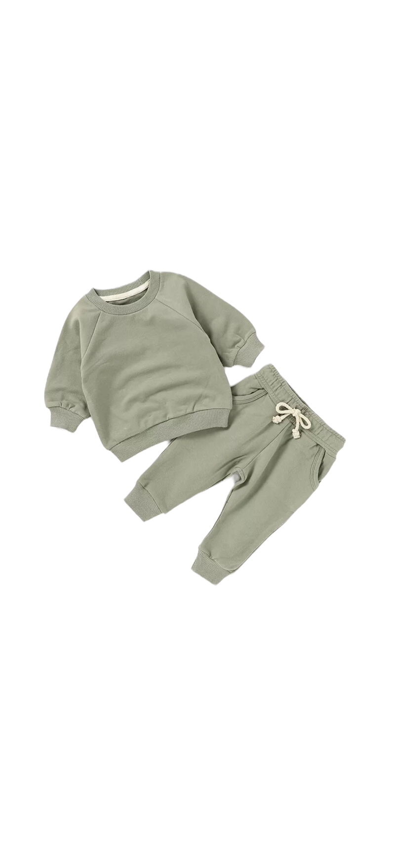 Sage Sweatshirt + Pants Set