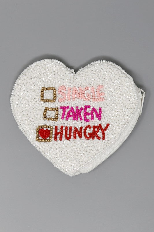 Hungry Beaded Coin Purse