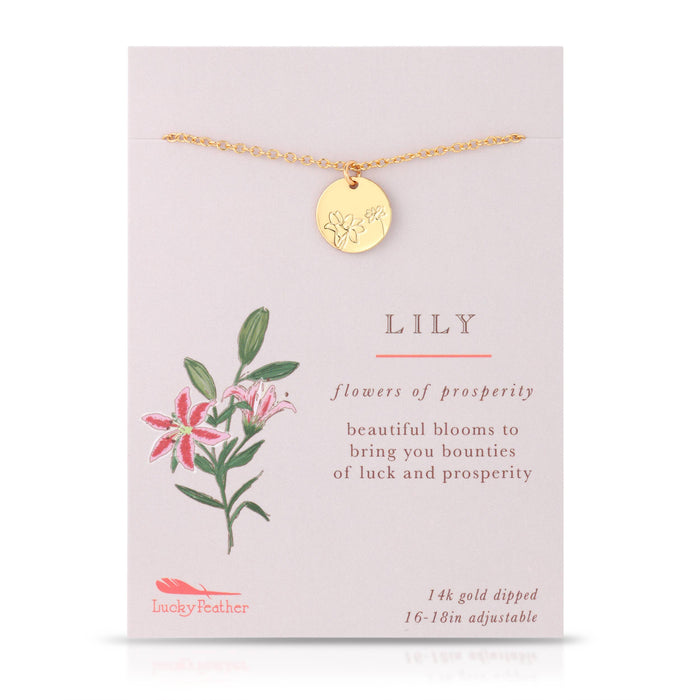 Lily Botanical Necklace