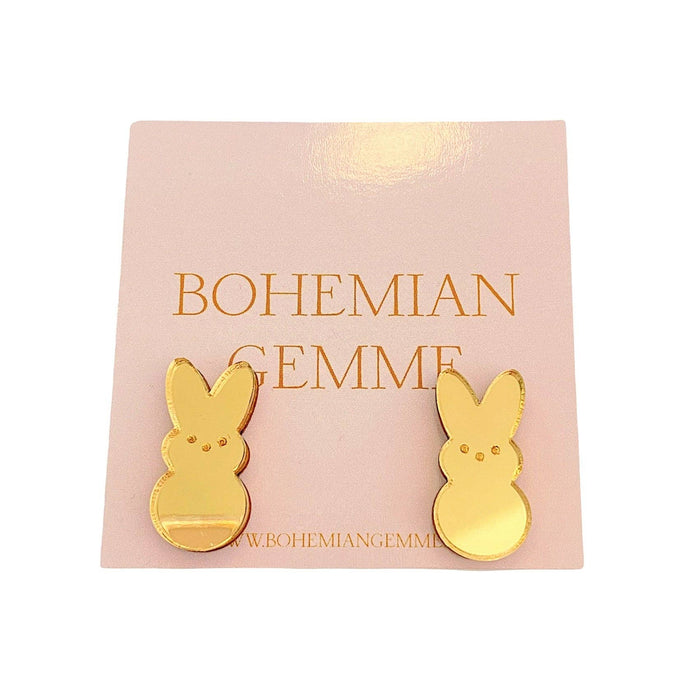 Easter Golden Peeps Stud Earrings