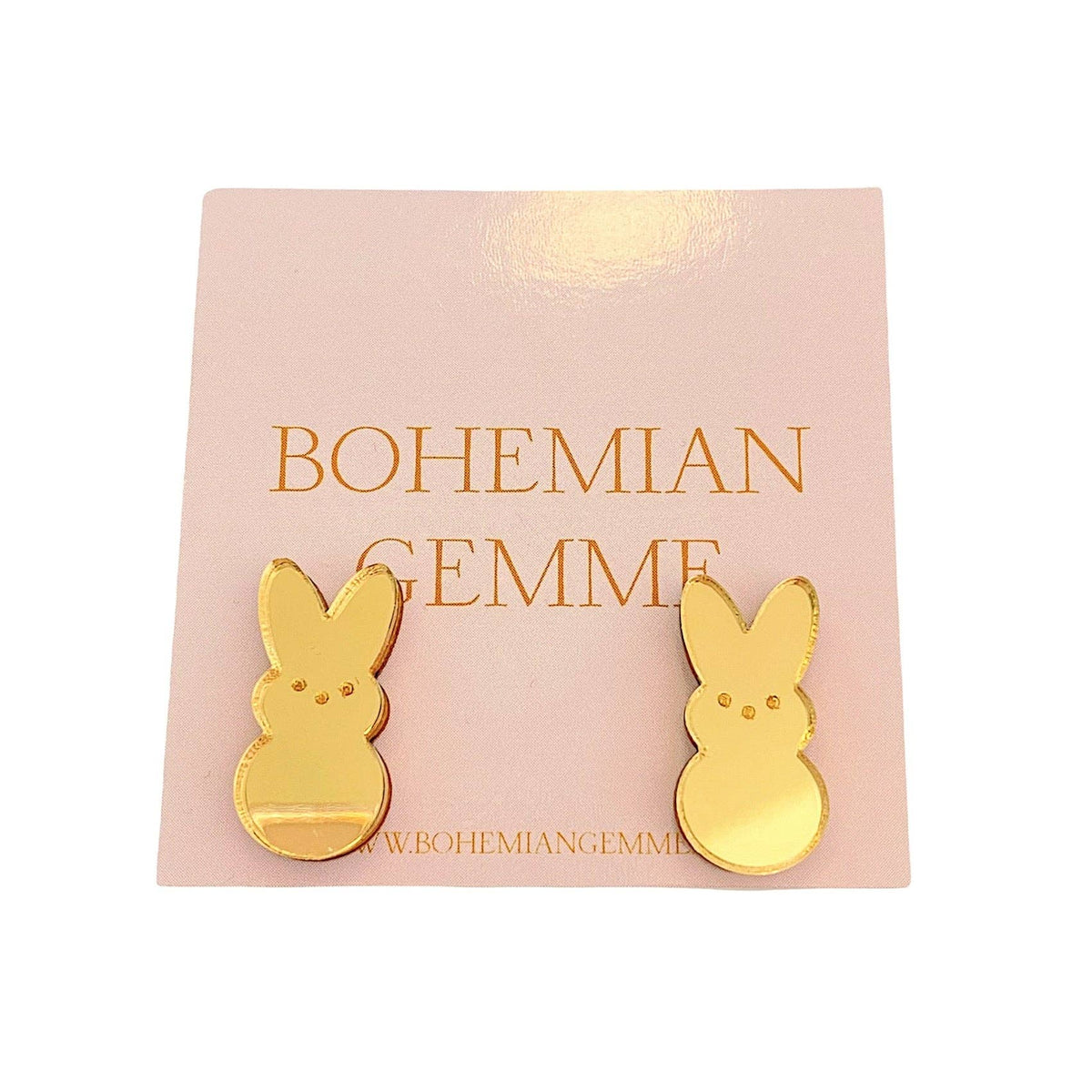 Easter Golden Peeps Stud Earrings