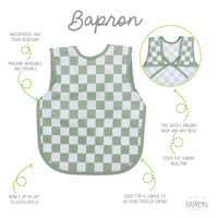 Sage Checkerboard Bapron
