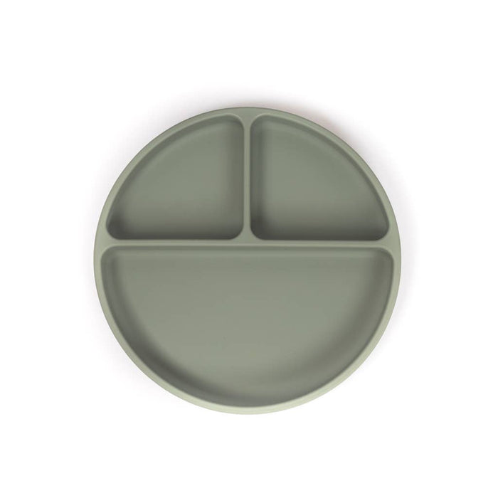 Sage Green Suction Divider Plate