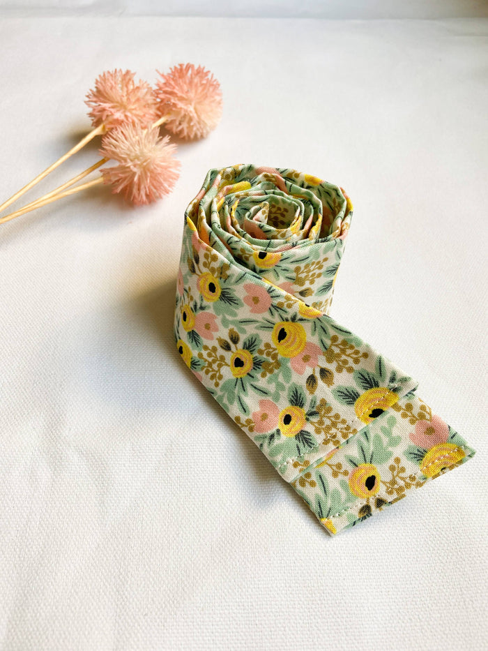 Yellow Floral Tie